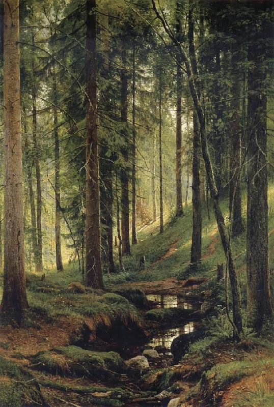 Ivan Shishkin The Brook in the Forest oil painting image